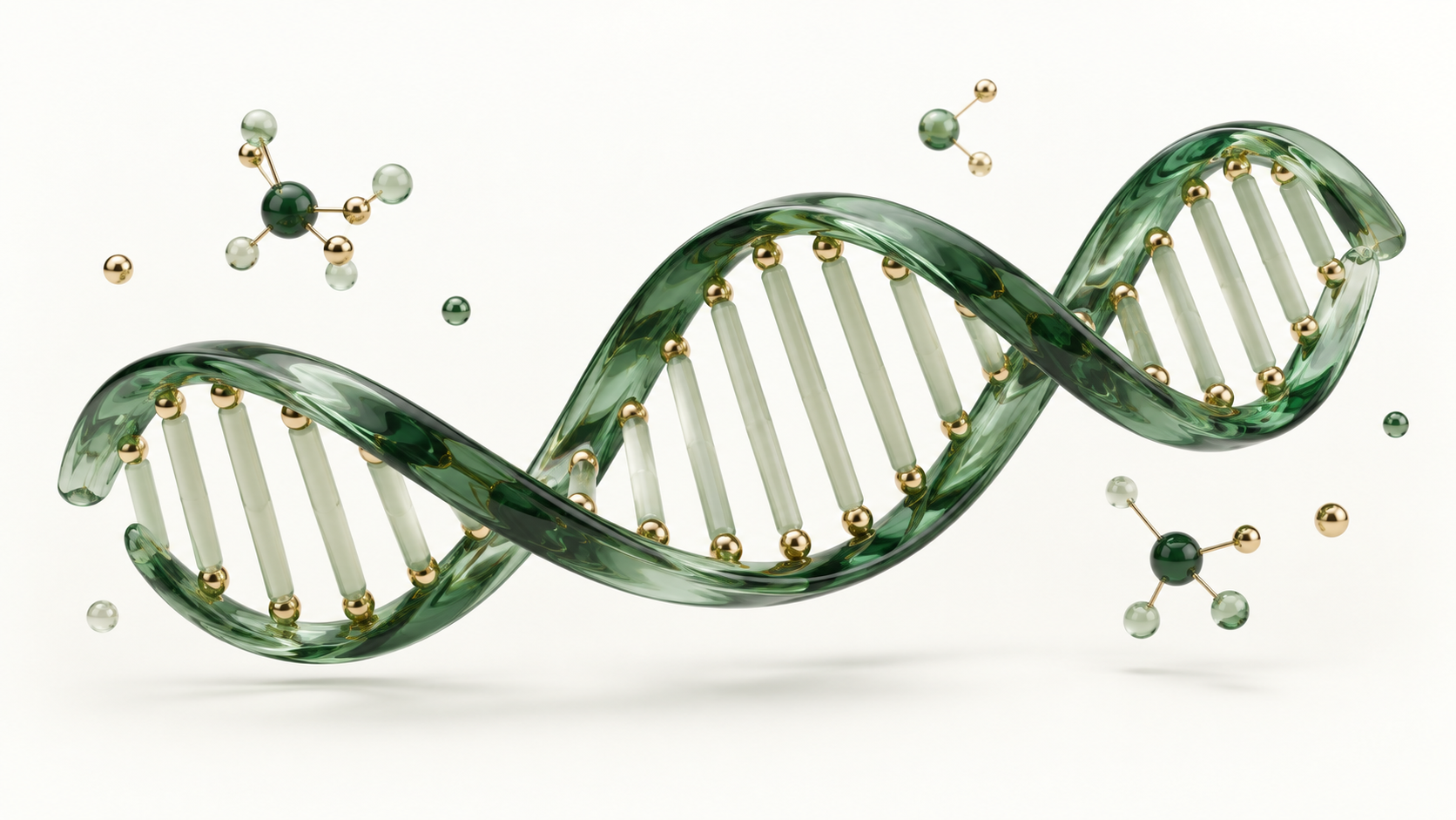 Abstract molecular research illustration